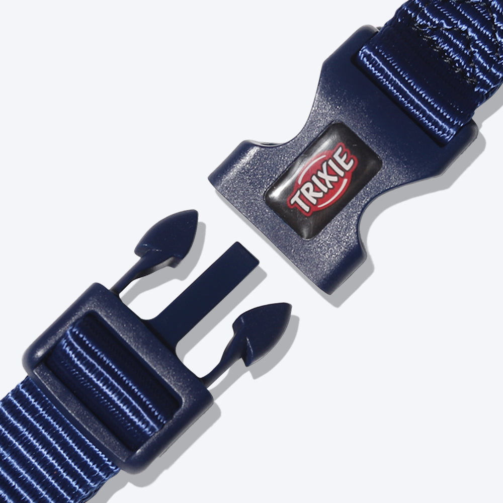 Trixie Premium Nylon H-Harness For Dogs - Indigo - Heads Up For Tails