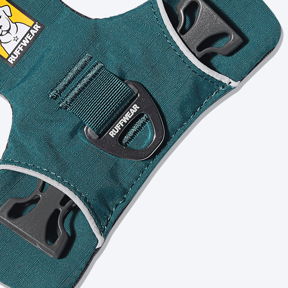 Ruffwear Front Range Dog Harness - Tumalo Teal - Heads Up For Tails