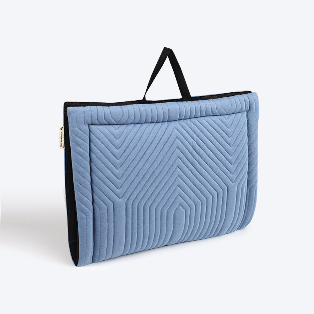 HUFT Quilted Jersey Mat - Forever Blue - Heads Up For Tails