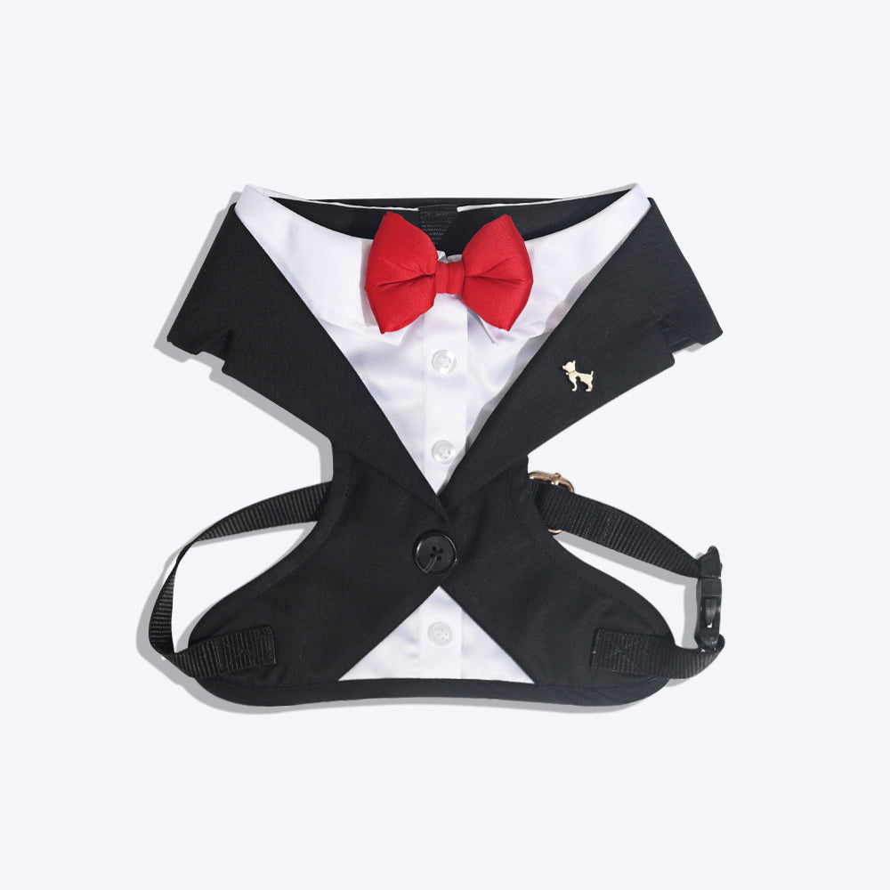 HUFT Made To Order Black Tuxedo Harness - Heads Up For Tails