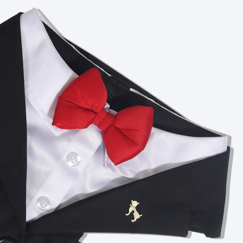HUFT Made To Order Black Tuxedo Harness - Heads Up For Tails