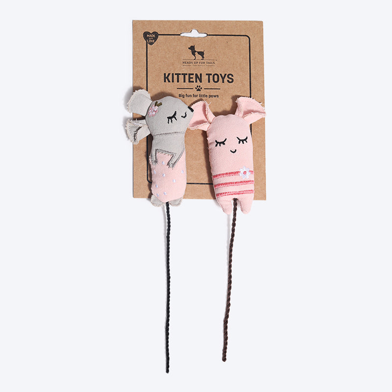 HUFT Tutu and Twiddle Cat Toys - Pink - Heads Up For Tails