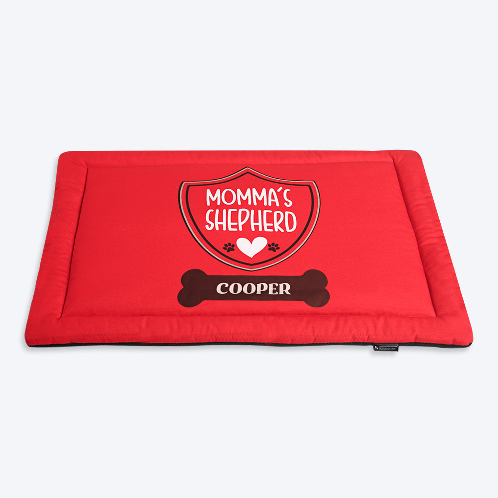 HUFT Personalised Momma¢'¬…¡¬‚¬¦¡¬'¬¦¡¬'¬…¡¬‚¬¦¡¬'¬¦¾¢s Shepherd Dog Mat - Heads Up For Tails