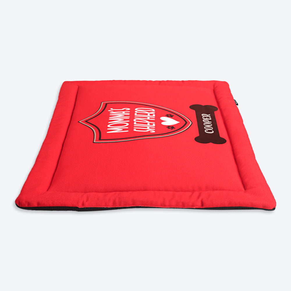 HUFT Personalised Momma¢'¬…¡¬‚¬¦¡¬'¬¦¡¬'¬…¡¬‚¬¦¡¬'¬¦¾¢s Shepherd Dog Mat - Heads Up For Tails