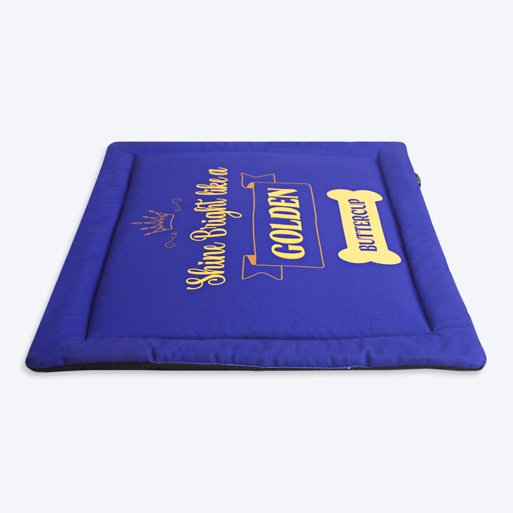 HUFT Personalised Shine Bright Like a Golden Dog Mat - Heads Up For Tails