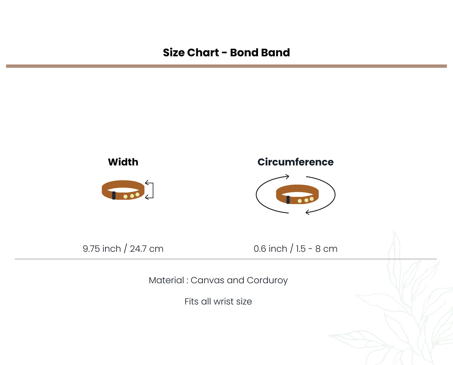 IndieGood Matching Corduroy Dog Collar & Bracelet Set For Humans - Brown-3