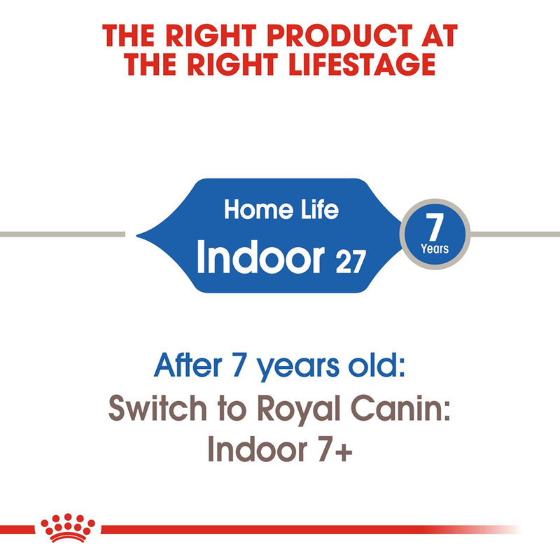 Royal Canin Home Life Indoor 27 Dry Cat Food - 2 kg - Heads Up For Tails