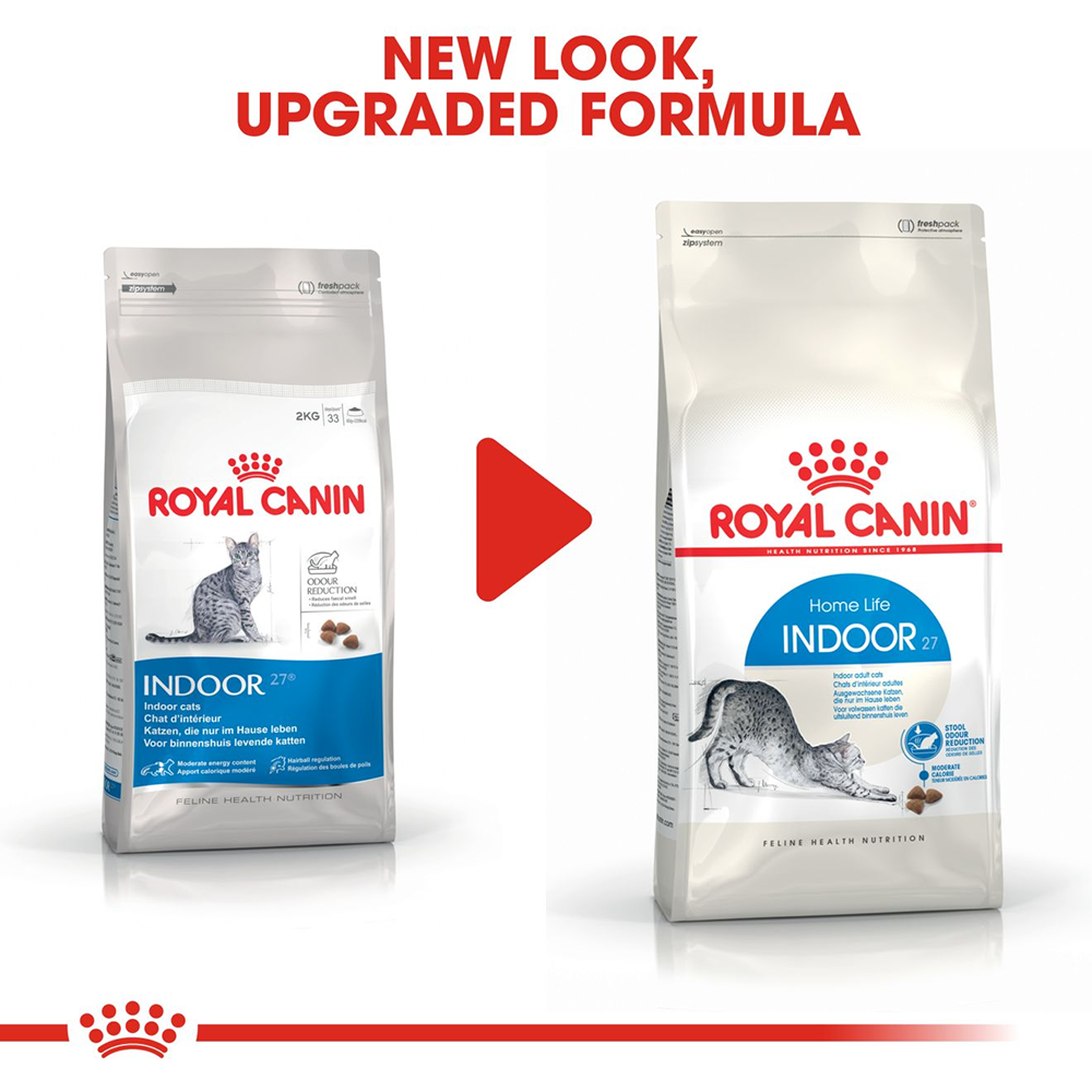 Royal Canin Home Life Indoor 27 Dry Cat Food - 2 kg - Heads Up For Tails