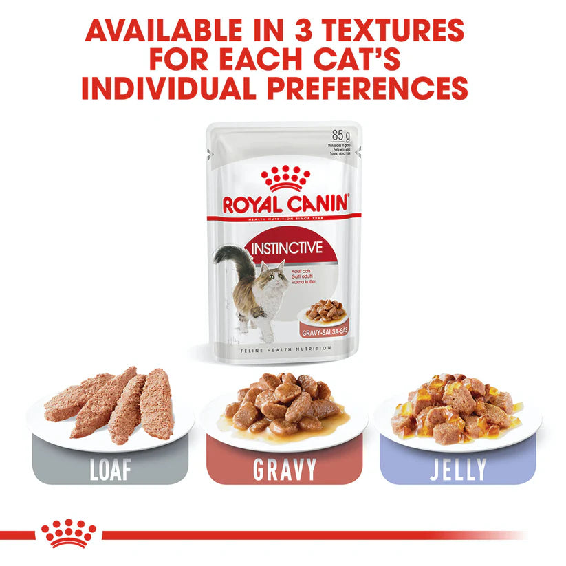 Royal Canin Instinctive Wet Cat Food - 85 g packs - Heads Up For Tails