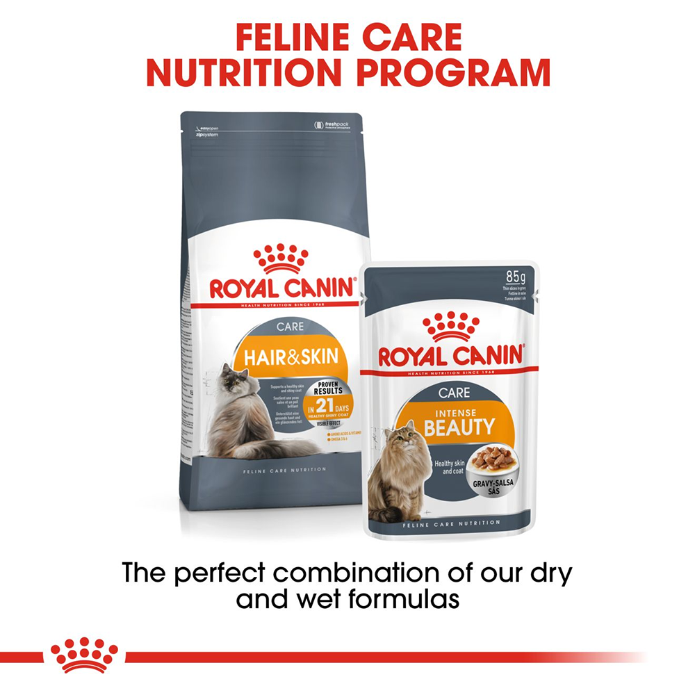 Royal Canin Hair & Skin Care In Gravy Adult Cat Wet Food - 85 g_08