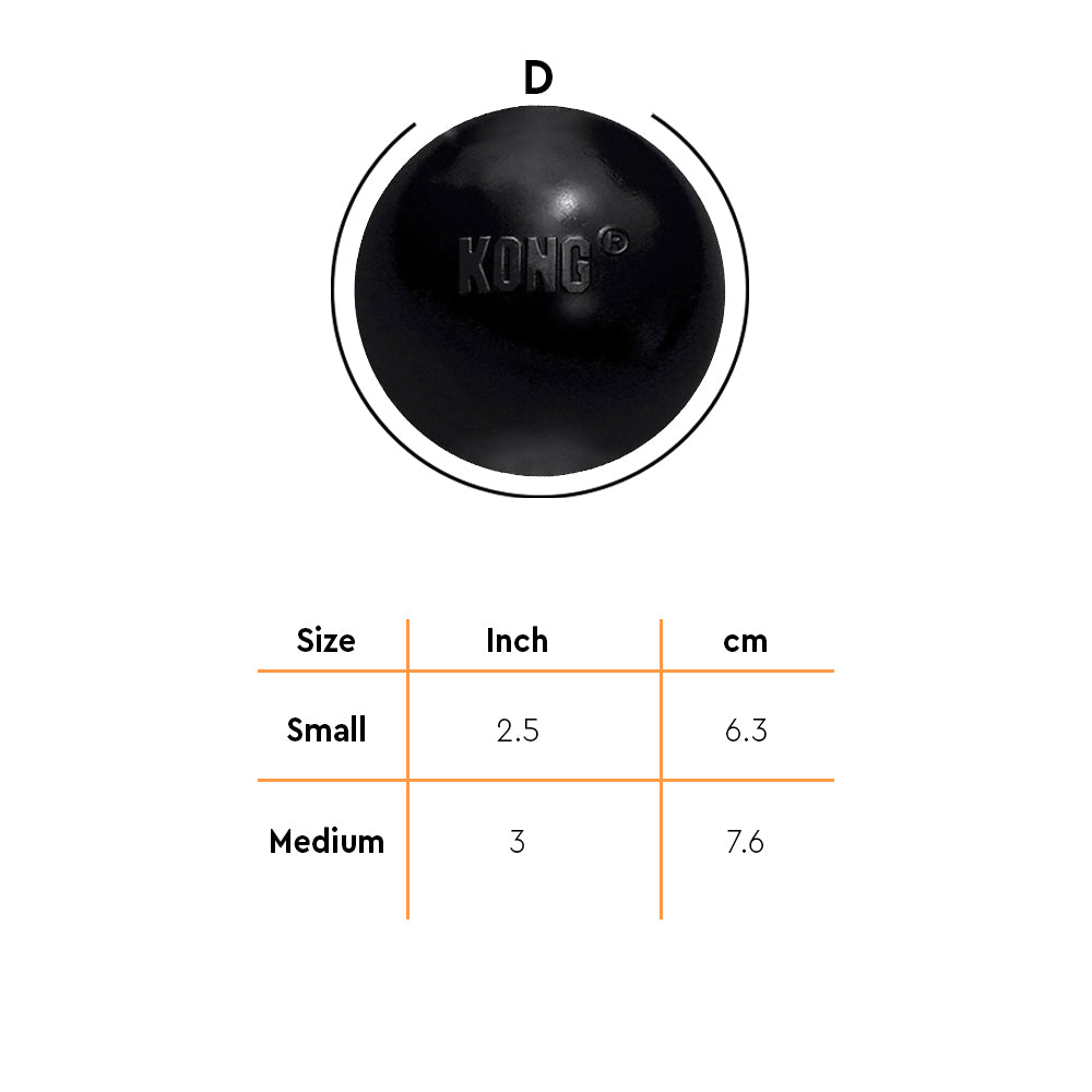 KONG Extreme Ball Dog Chew Toy - Heads Up For Tails