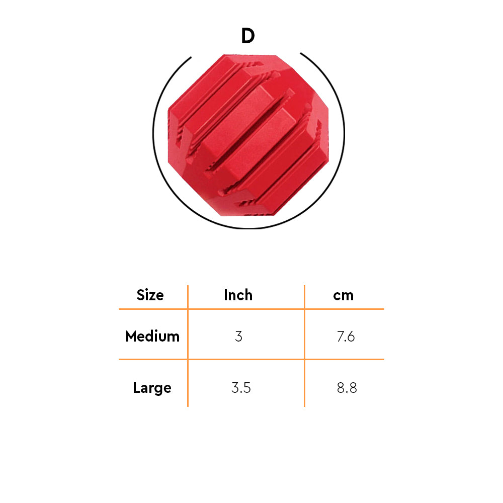 KONG Stuff-A-Ball Dog Chew Toy - Heads Up For Tails