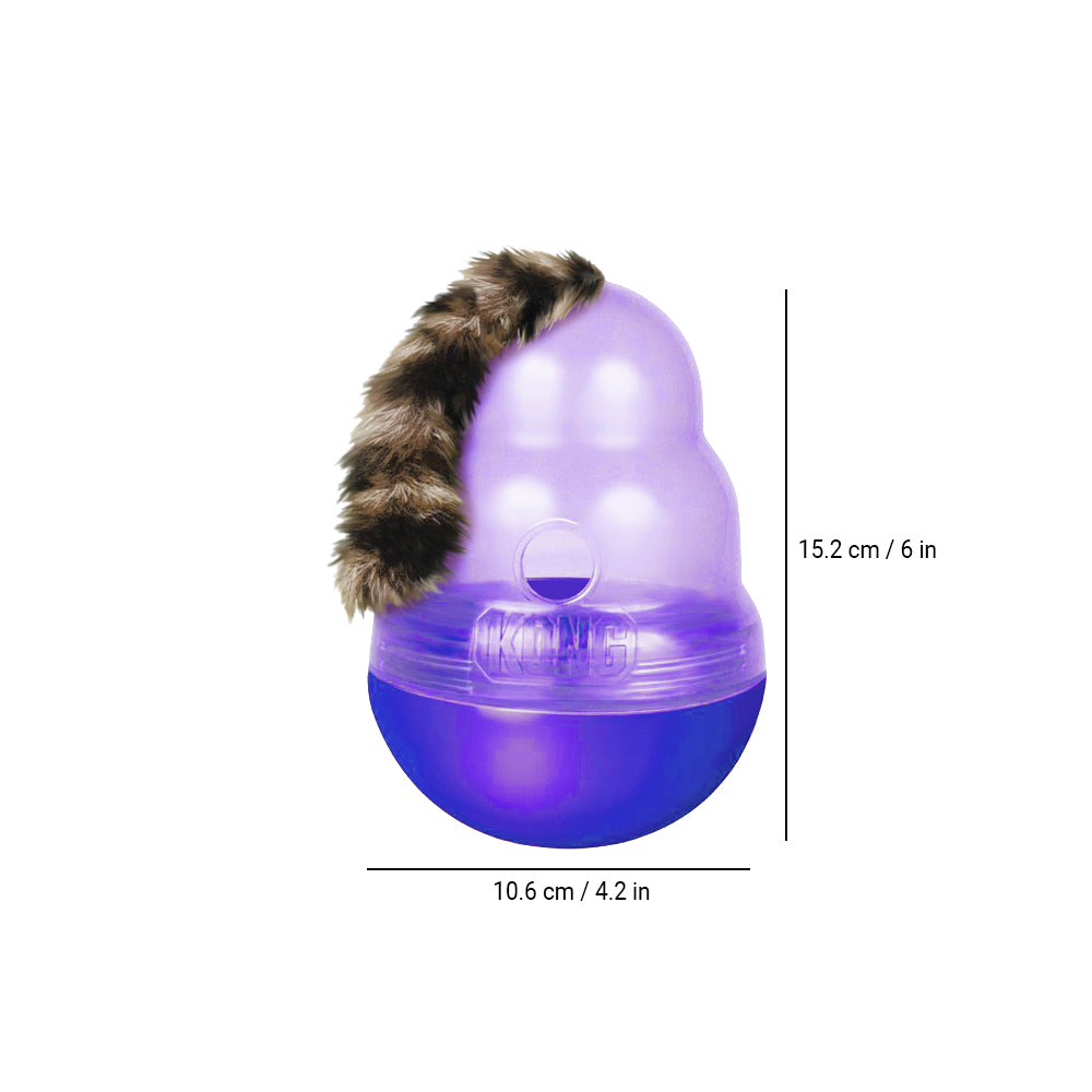 KONG Wobbler Interactive Cat Toy - Heads Up For Tails