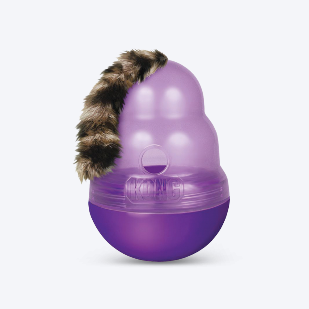 KONG Wobbler Interactive Cat Toy - Heads Up For Tails