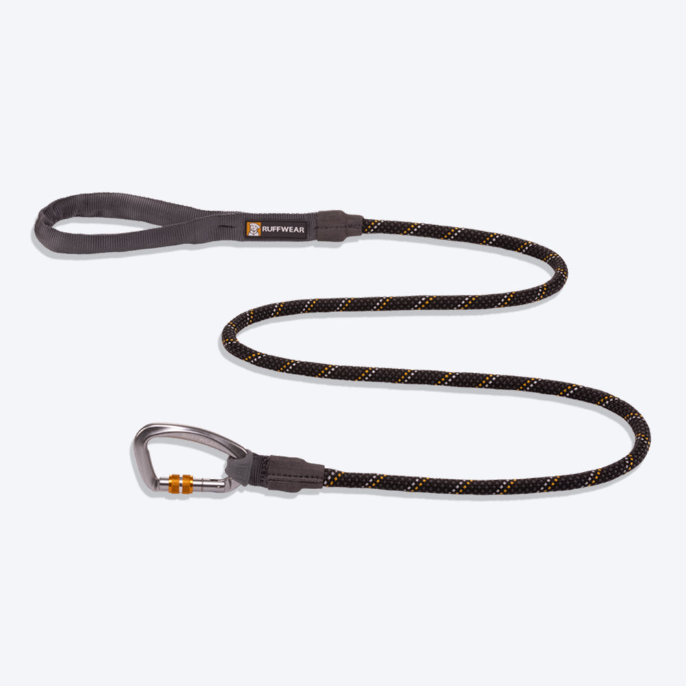 Ruffwear Dog Knot a Leash Obsidian Black Heads Up For Tails