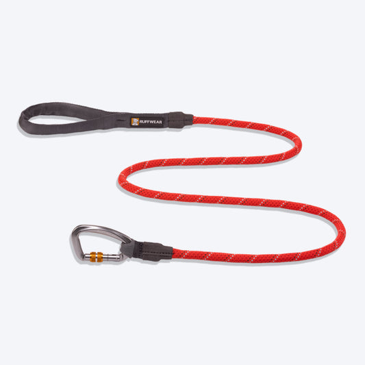 Ruffwear Dog Knot-a-Leash - Red Sumac - Heads Up For Tails