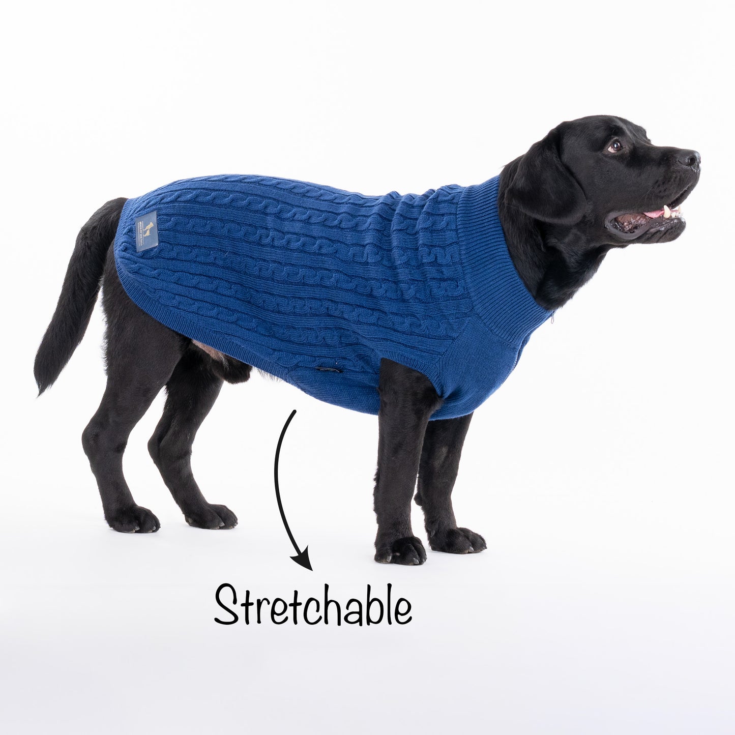 HUFT Cable Knit Sweater - Lazuli Blue - Heads Up For Tails