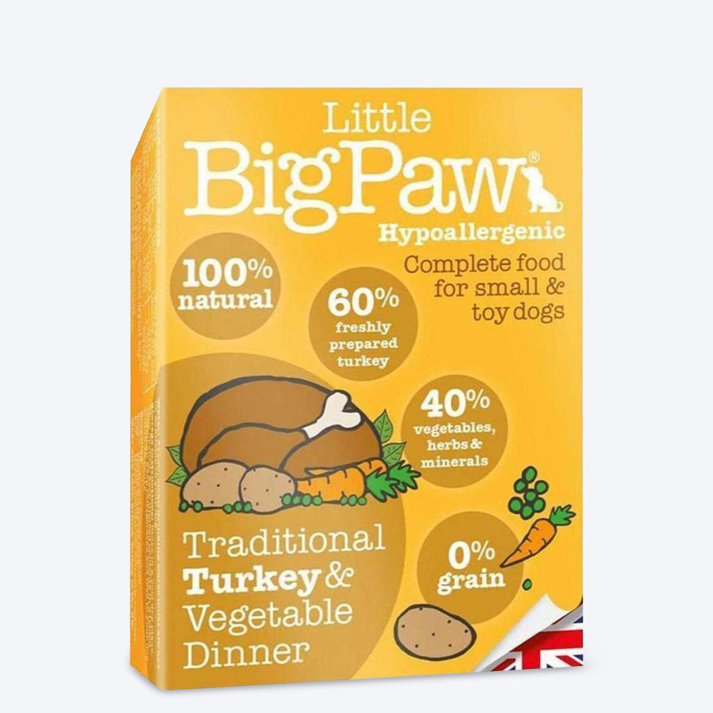 Little BigPaw Dog Food Traditional Turkey Vegetable Dinner