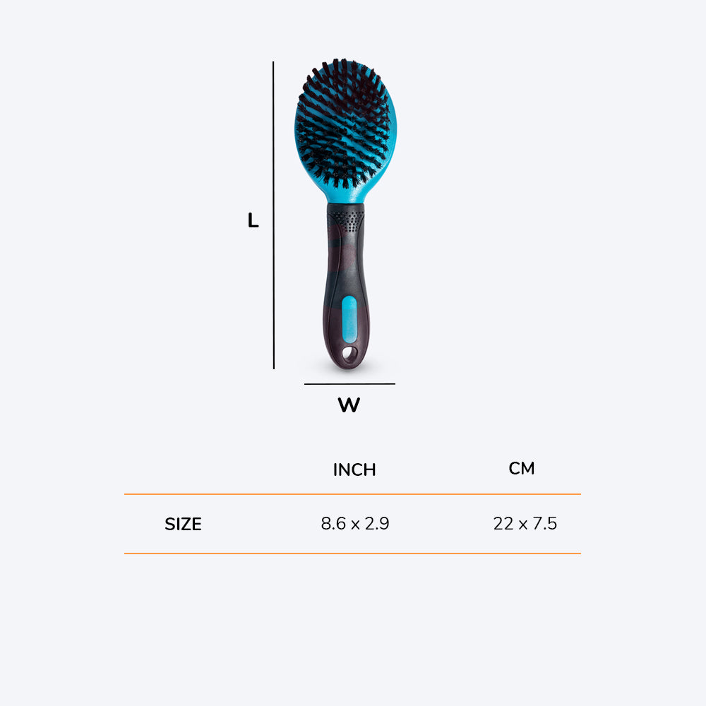 M-Pets Bristle Brush for Dogs and Cats -7.5 x 22 cm - Heads Up For Tails
