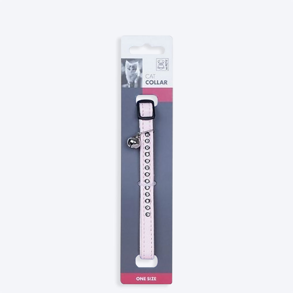 M-Pets Jewel Cat Collar - Pink - Heads Up For Tails