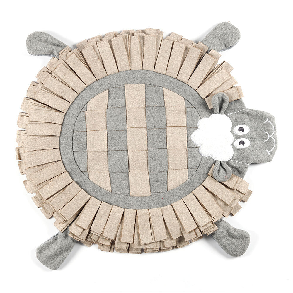 HUFT Paws For Earth Sheep Flat Play Mat for Dogs - 70 x 70 cm - Heads Up For Tails