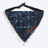 HUFT Indian Collective Dog Bandana - Indigo Dark Navy-3