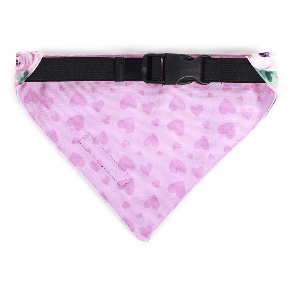 HUFT Roses and Hearts Reversible Dog Bandana6