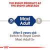 Royal Canin Maxi Breed Adult Dry Dog Food - Heads Up For Tails