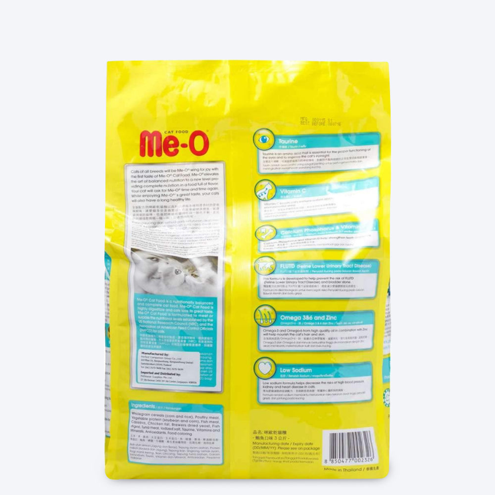 Me-O Tuna Dry Cat Food - Heads Up For Tails