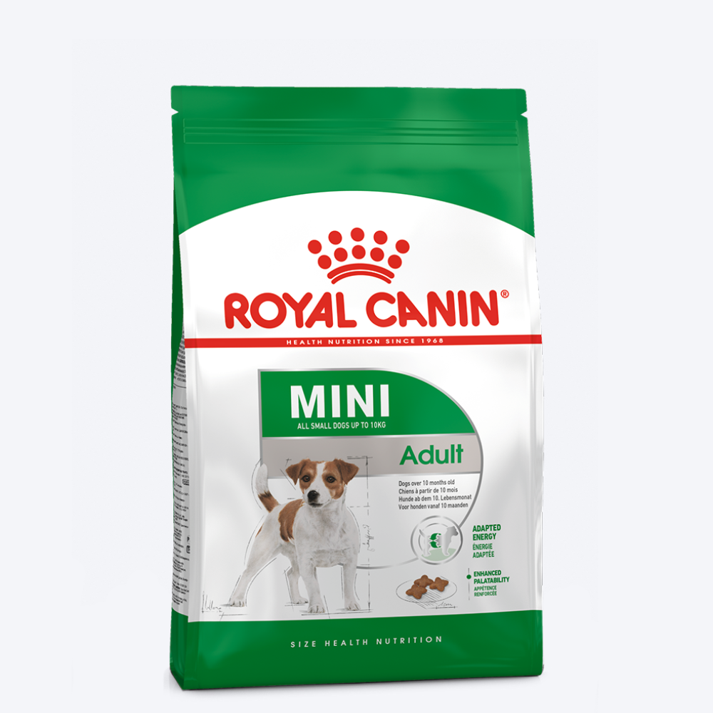 Royal Canin Mini Adult Dry Dog Food Heads Up For Tails