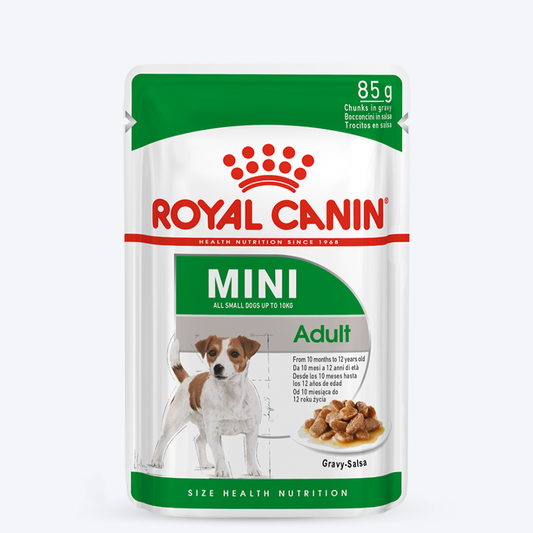 Royal Canin Mini Breed Adult Wet Dog Food - 85 g packs - Heads Up For Tails