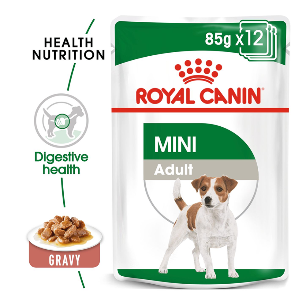 Royal Canin Mini Breed Adult Wet Dog Food - 85 g packs - Heads Up For Tails