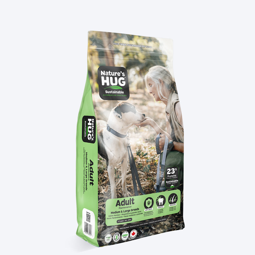 Nature’s HUG Adult Maintenance Medium & Large Breed Dog Dry Food - 9.07 kg - Heads Up For Tails