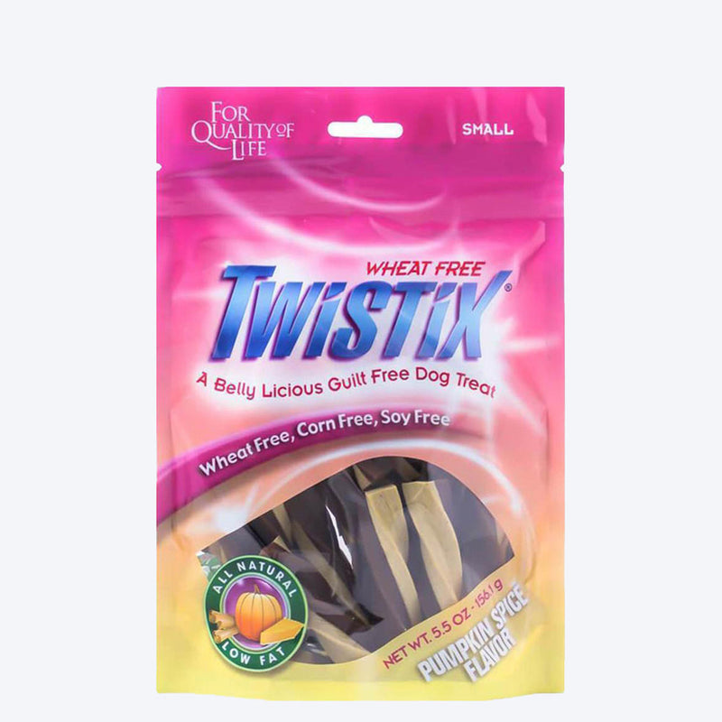 NPIC Twistix Pumpkin Spice Dog Treats - 156 g - Heads Up For Tails