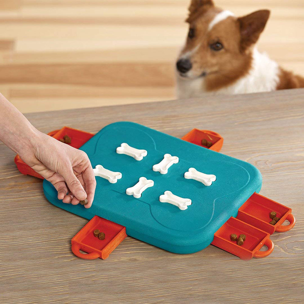 Outward Hound (Nina Ottosson) Dog Casino - Unlock, Pull & Treat - Interactive Dog Toy - Level 3_05