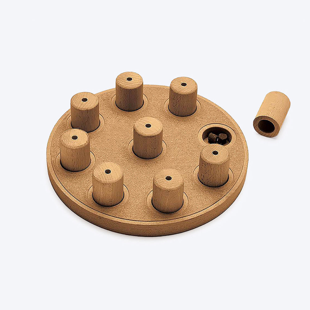 Outward Hound (Nina Ottosson) Dog Smart Composite - Hide, Seek & Treat - Interactive Dog Toy -Level 1 - Heads Up For Tails