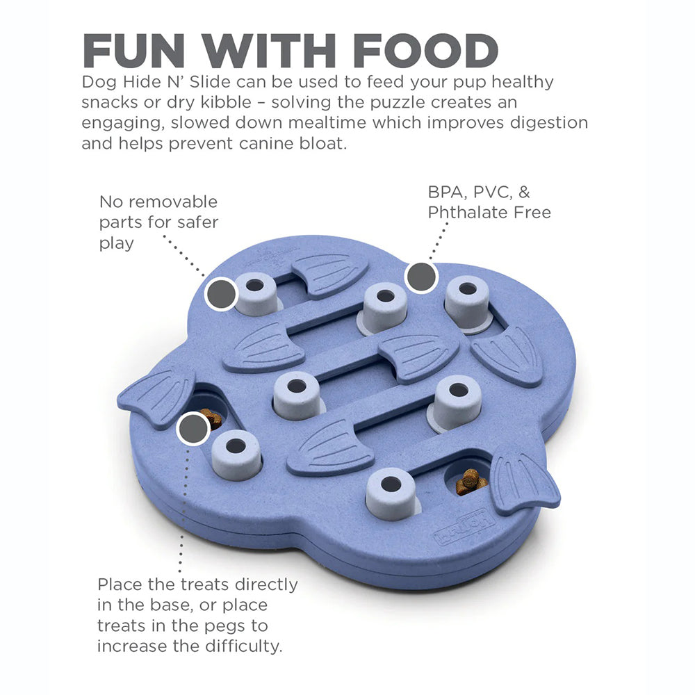 Outward Hound (Nina Ottosson) Hide & Slide - Interactive Dog Toy (Level 2) - Heads Up For Tails