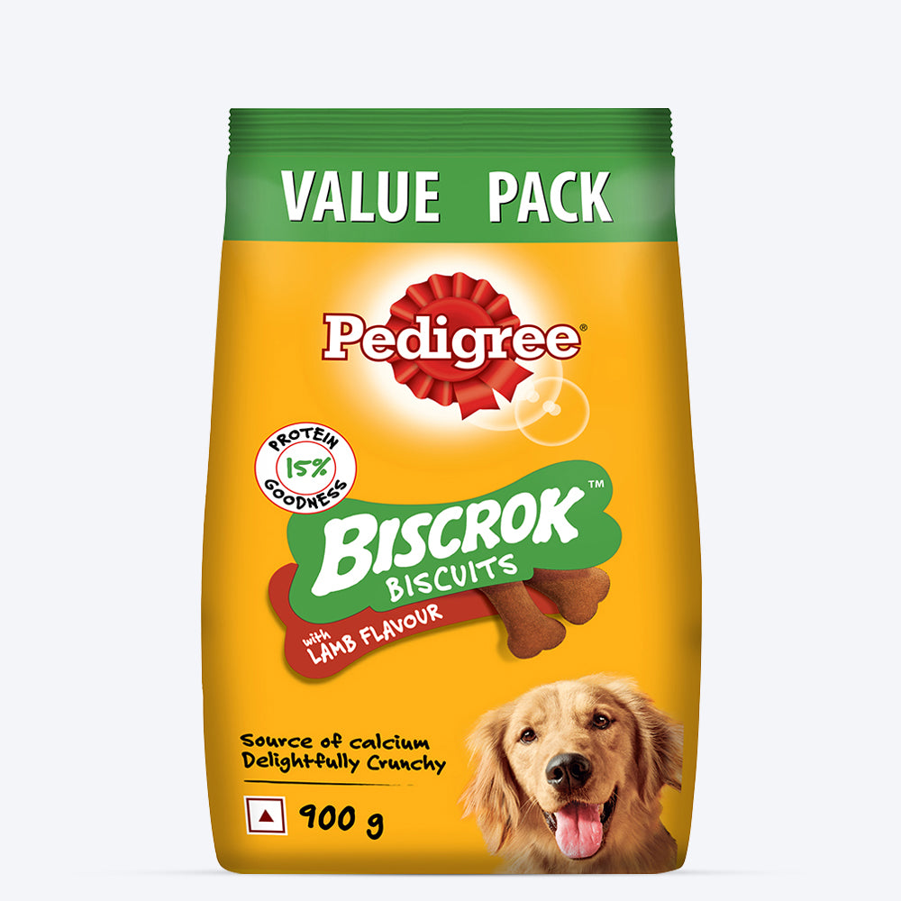 Pedigree Biscrok Biscuits for Dogs - Lamb Flavour - Heads Up For Tails