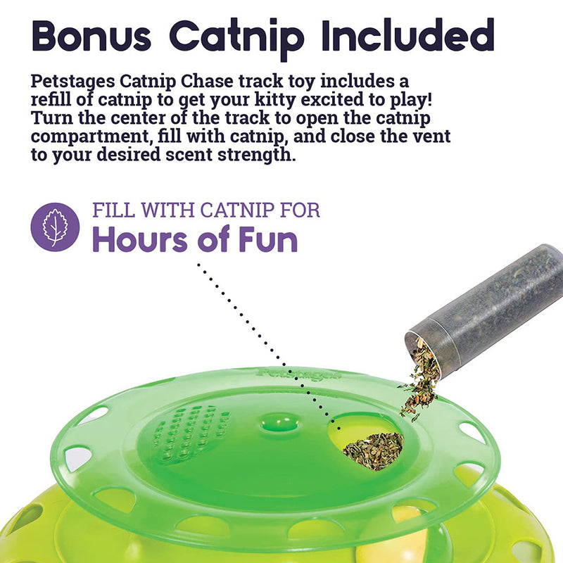 Petstages Catnip Chaser Cat Toy - Heads Up For Tails
