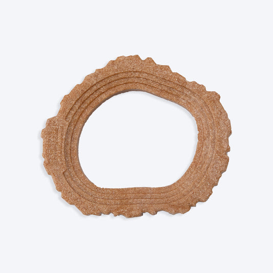 Petstages Dogwood Ring Dog Chew Toy - XS - Brown - Heads Up For Tails