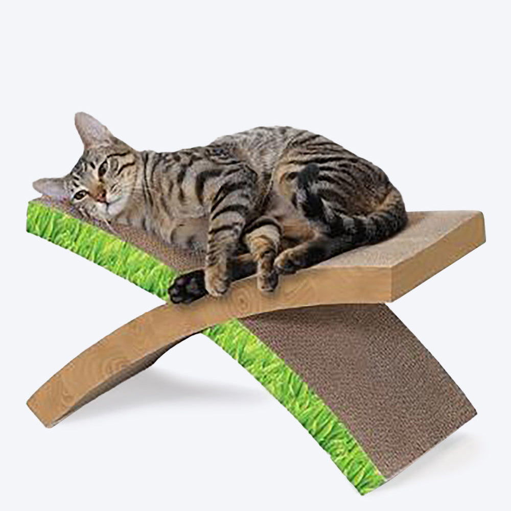 Cat scratch post with hotsell hammock