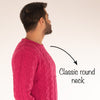 HUFT Twinning Classic Sweater for Humans - Orchid Flower Pink - Heads Up For Tails