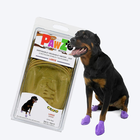 Protex Pawz Camo - Disposable Dog Boots - Heads Up For Tails