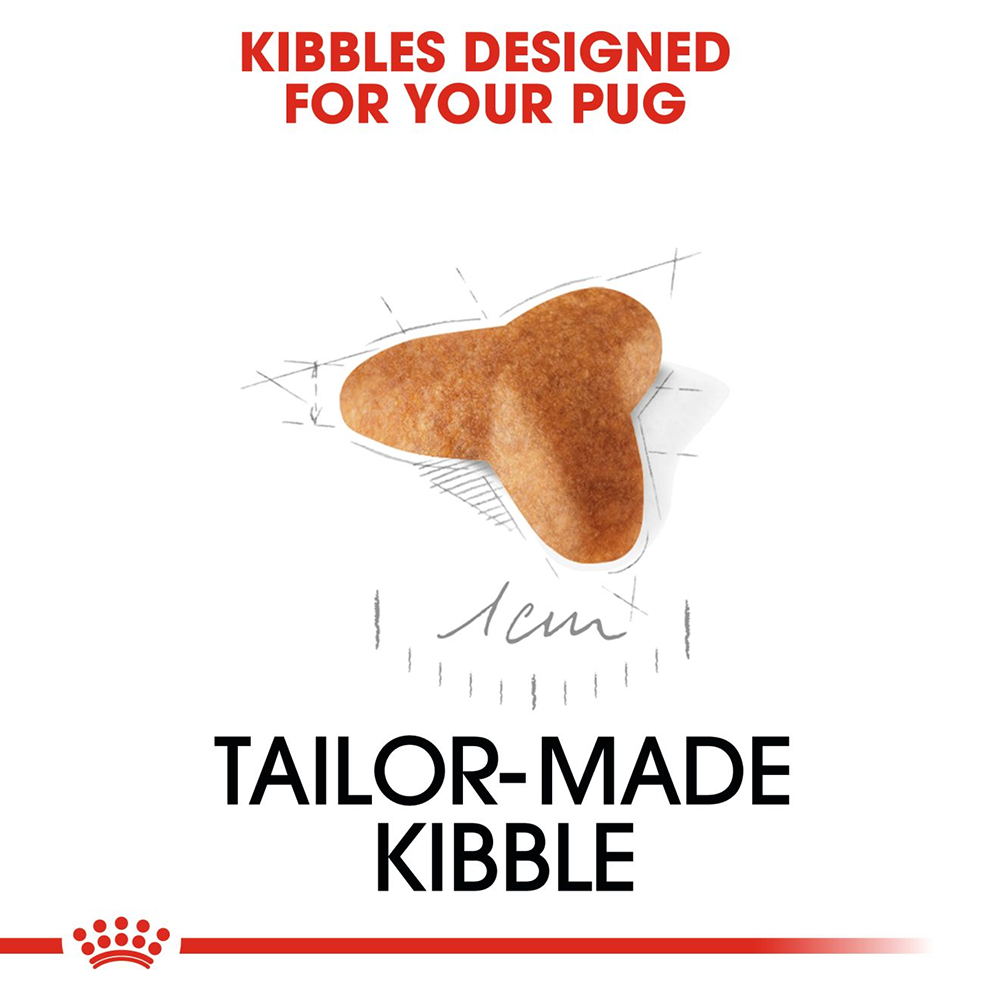 Royal Canin Pug Junior Food for Puppies - Heads Up For Tails