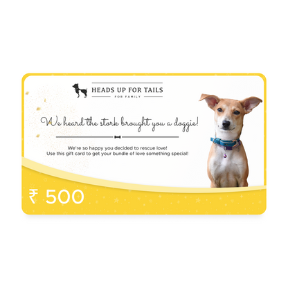 HUFT New Dog Adoption Gift Card2