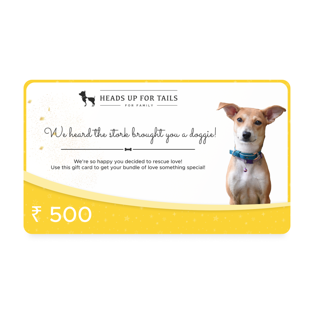 HUFT New Dog Adoption Gift Card2