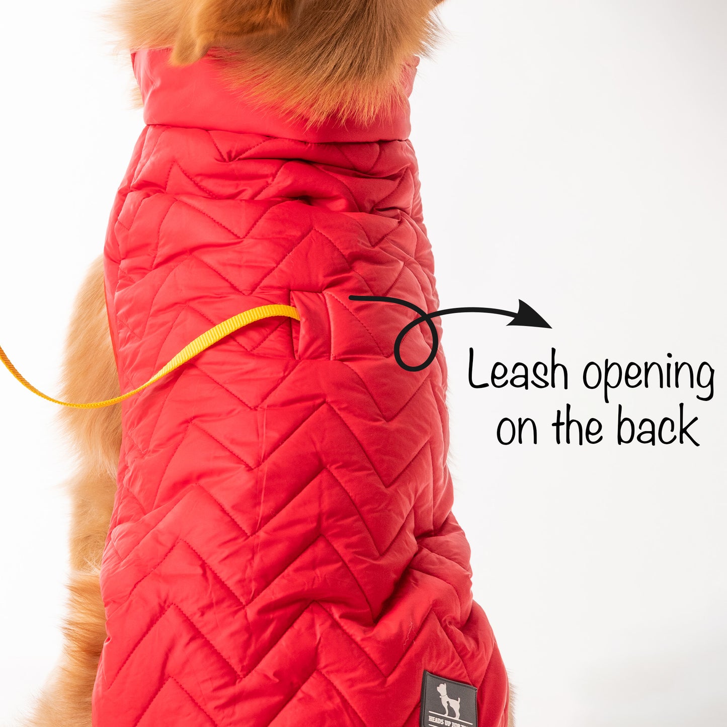 HUFT Wintersong Reversible Dog Jacket - Red - Heads Up For Tails