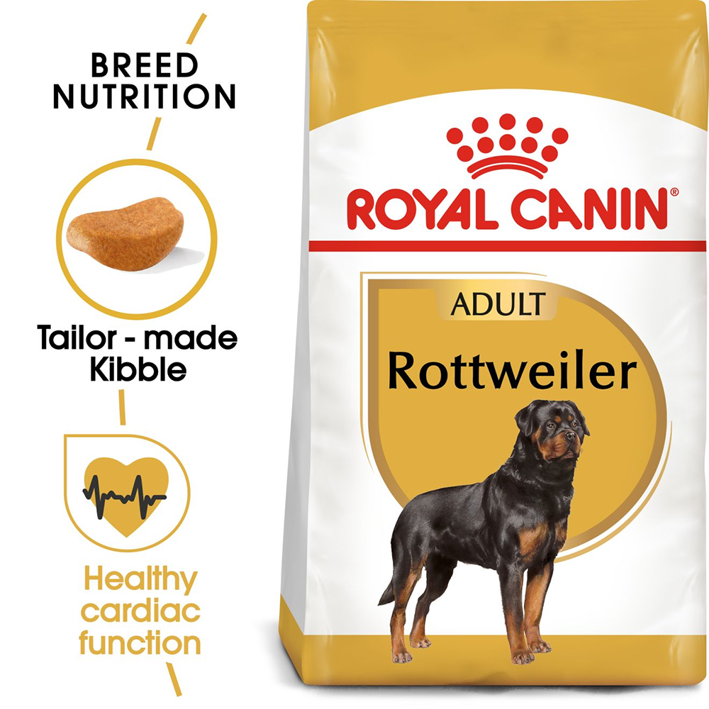 Royal Canin Rottweiler Adult Dog Food - Heads Up For Tails