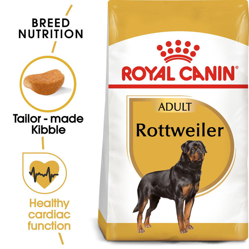 Royal Canin Rottweiler Adult Dog Food - Heads Up For Tails