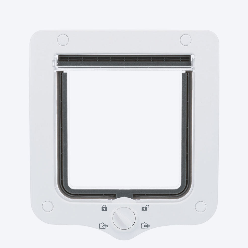 Trixie 4-Way Flap Door - White - Heads Up For Tails